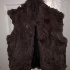 Real Fur Adrienne Landau Vest
